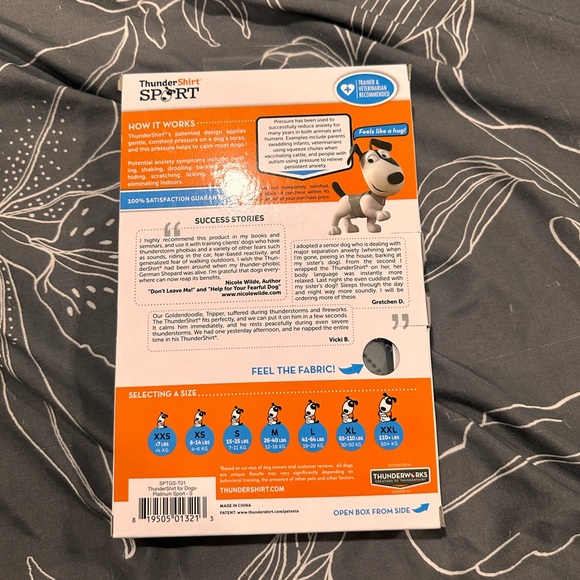 NWT Thunder Shirt Sport - Picture 2 of 2